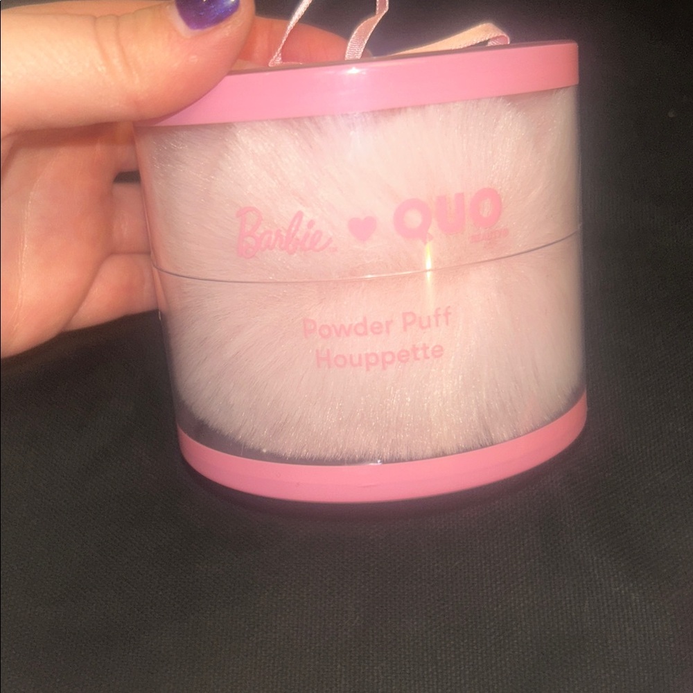 Barbie Quo Pink Gift Bath lot bundle Magnet Puff wallet card earring valentines - Picture 2 of 8